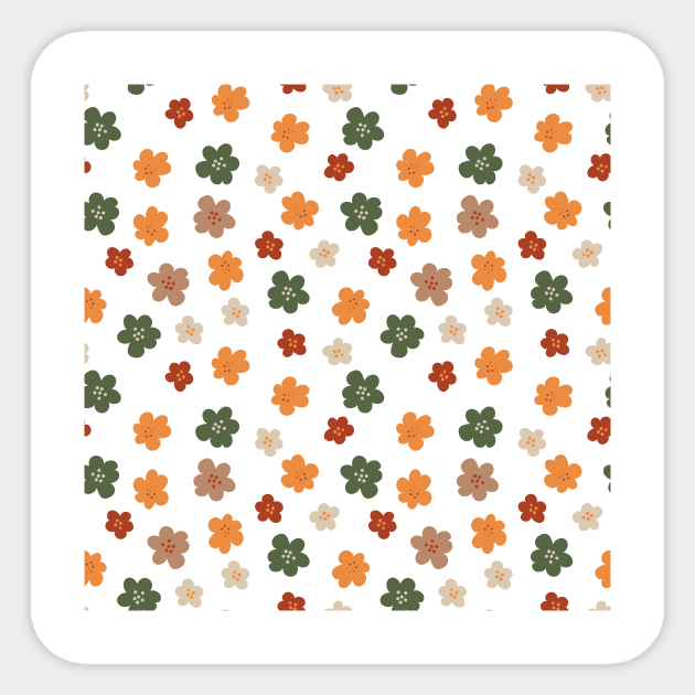 Modern Trendy Color Flowers Sticker by Farissa